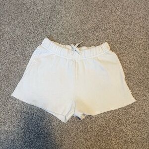 Abercrombie Kids White Athletic Shorts. 9-10